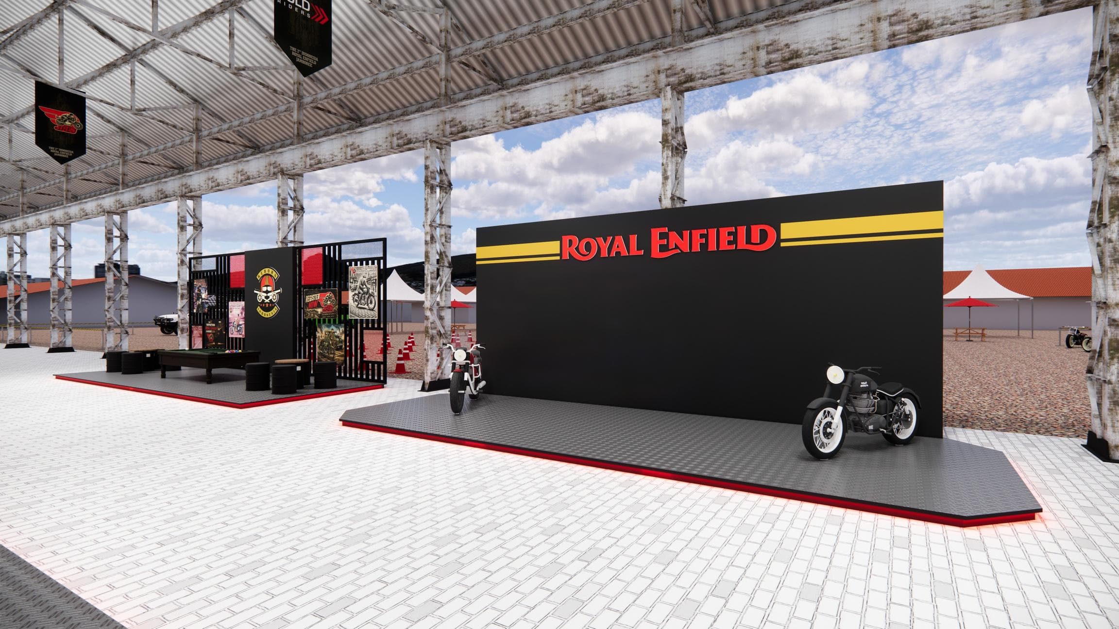 Royal Enfield showcase stage
